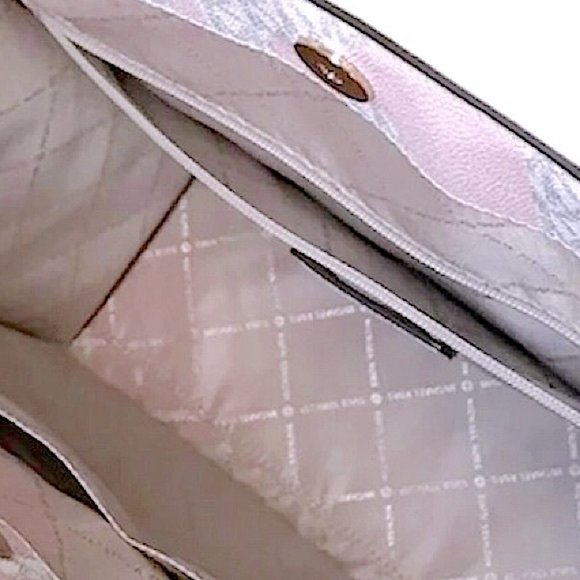 SOLD NWT MICHAEL KORS Kenly LG Signature Logo Tote Bag - Picture 7 of 11